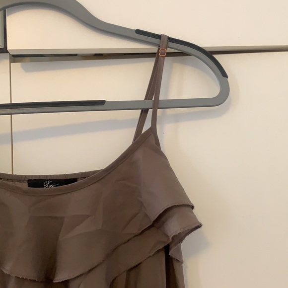 Forever21 olive chiffon dress - size S - Picture 4 of 7